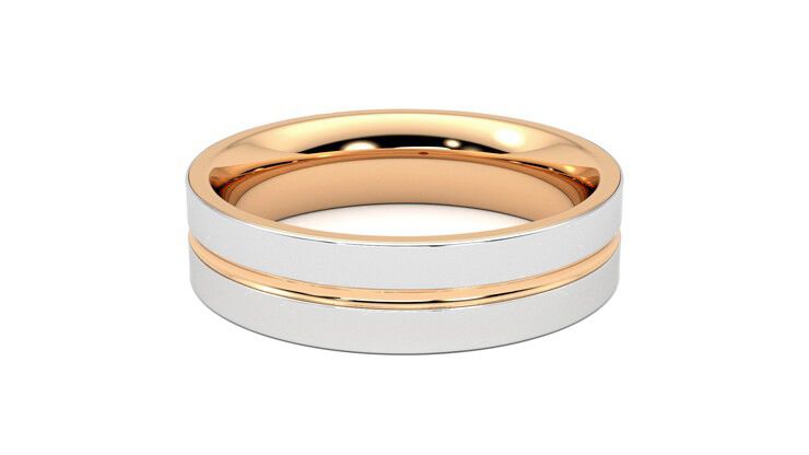 Taylor & Hart Ridge Wedding Ring 360 degree image 14