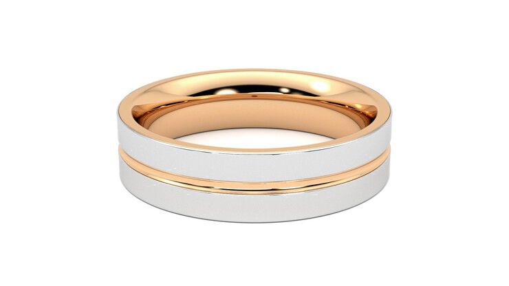 Taylor & Hart Ridge Wedding Ring 360 degree image 15