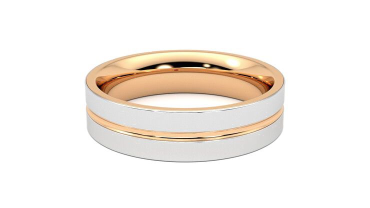 Taylor & Hart Ridge Wedding Ring 360 degree image 16