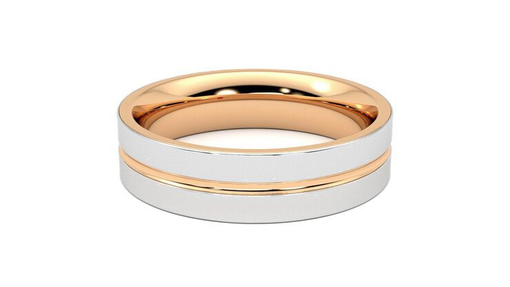Taylor & Hart Ridge Wedding Ring 360 degree image 18