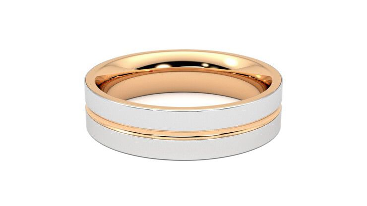 Taylor & Hart Ridge Wedding Ring 360 degree image 19