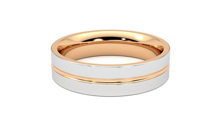 Taylor & Hart Ridge Wedding Ring 360 degree image 20