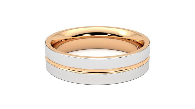 Taylor & Hart Ridge Wedding Ring 360 degree image 21