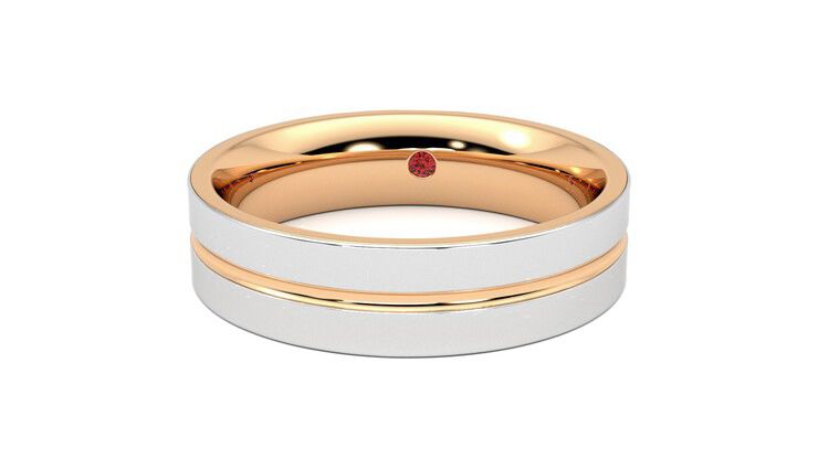 Taylor & Hart Ridge Wedding Ring 360 degree image 28