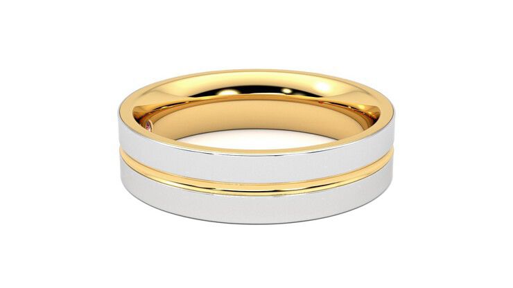 Taylor & Hart Ridge Wedding Ring 360 degree image 9