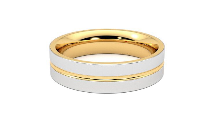 Taylor & Hart Ridge Wedding Ring 360 degree image 11