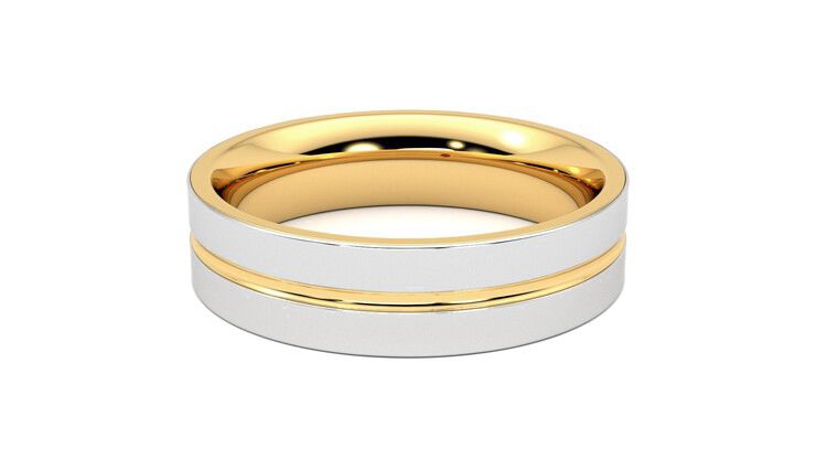 Taylor & Hart Ridge Wedding Ring 360 degree image 13