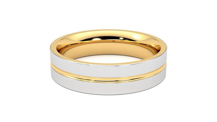 Taylor & Hart Ridge Wedding Ring 360 degree image 14