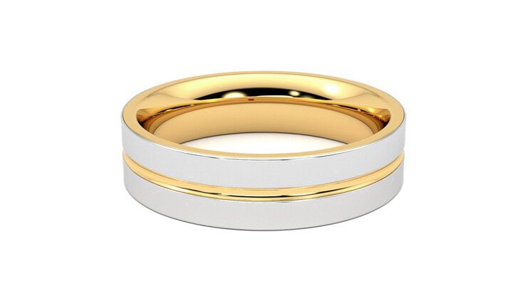 Taylor & Hart Ridge Wedding Ring 360 degree image 16