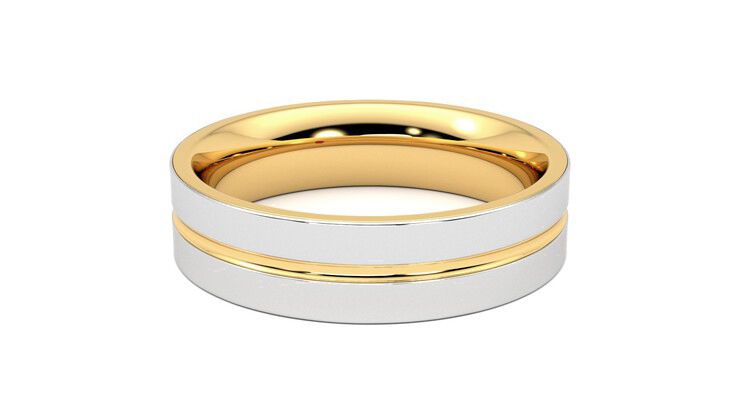 Taylor & Hart Ridge Wedding Ring 360 degree image 18