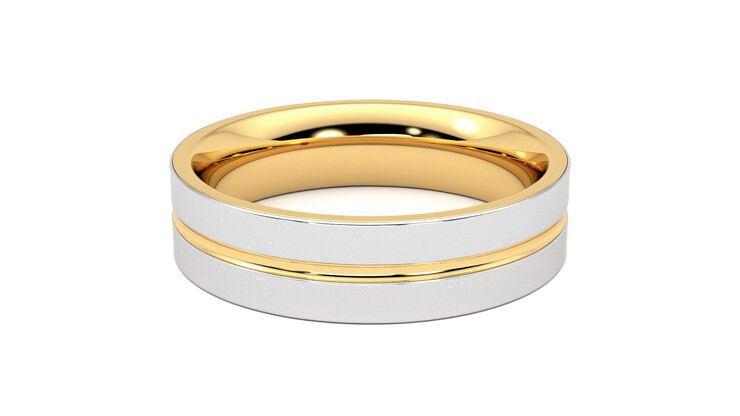 Taylor & Hart Ridge Wedding Ring 360 degree image 19