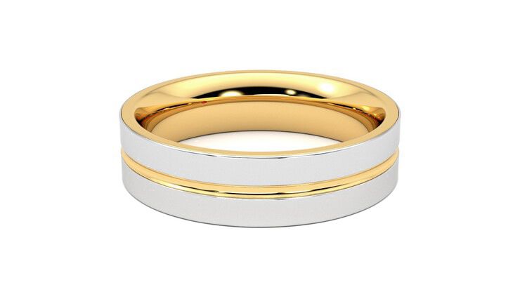 Taylor & Hart Ridge Wedding Ring 360 degree image 20