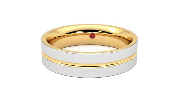 Taylor & Hart Ridge Wedding Ring 360 degree image 28