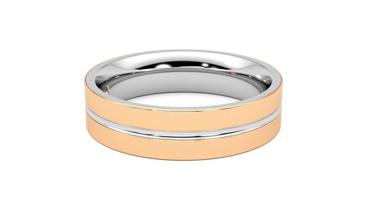 Taylor & Hart Ridge Wedding Ring 360 degree image 9