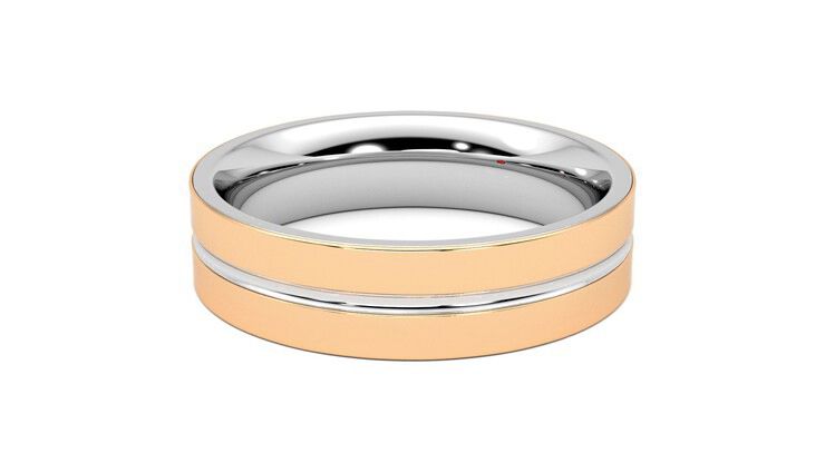 Taylor & Hart Ridge Wedding Ring 360 degree image 10