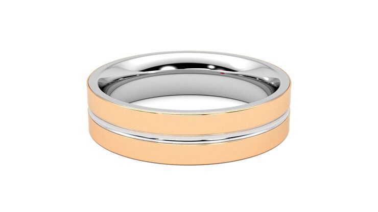 Taylor & Hart Ridge Wedding Ring 360 degree image 11