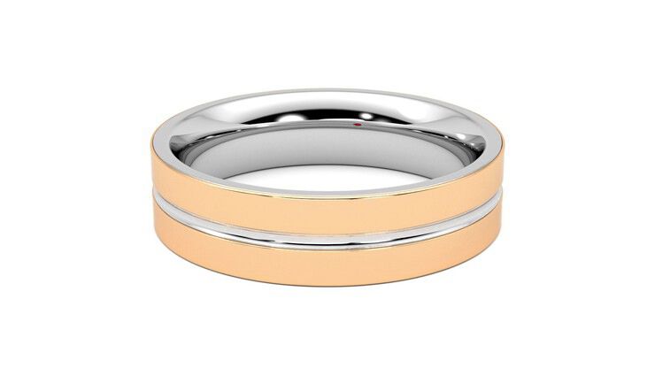 Taylor & Hart Ridge Wedding Ring 360 degree image 13