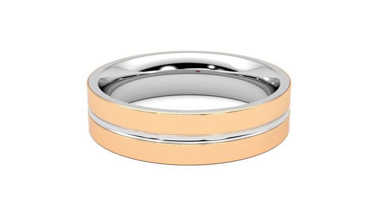 Taylor & Hart Ridge Wedding Ring 360 degree image 14
