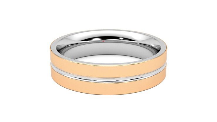 Taylor & Hart Ridge Wedding Ring 360 degree image 16