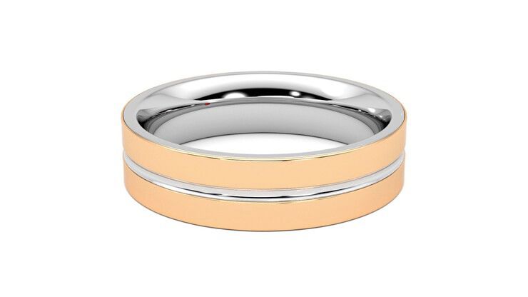Taylor & Hart Ridge Wedding Ring 360 degree image 20