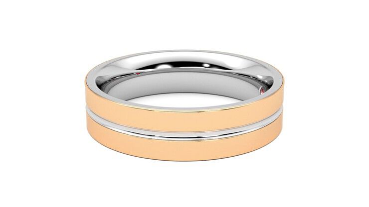 Taylor & Hart Ridge Wedding Ring 360 degree image 21