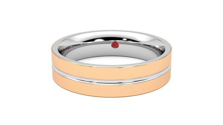 Taylor & Hart Ridge Wedding Ring 360 degree image 28