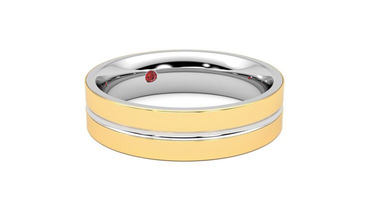 Taylor & Hart Ridge Wedding Ring 360 degree image 5
