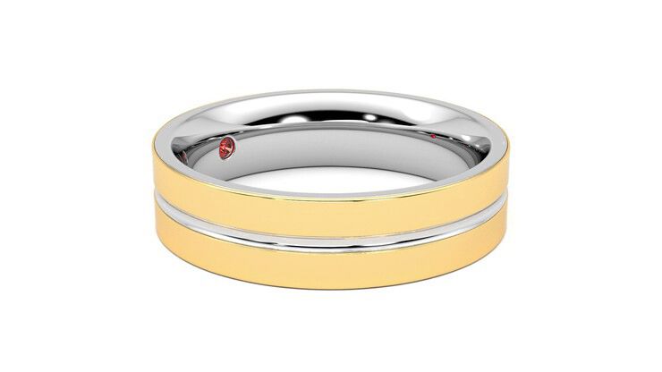 Taylor & Hart Ridge Wedding Ring 360 degree image 7