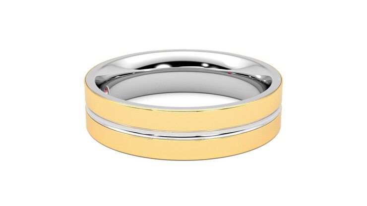 Taylor & Hart Ridge Wedding Ring 360 degree image 9