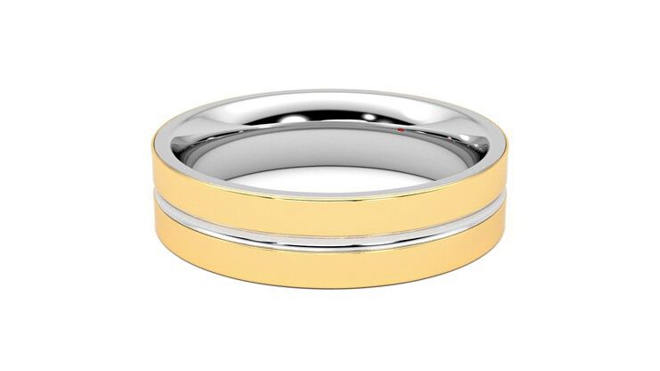 Taylor & Hart Ridge Wedding Ring 360 degree image 10