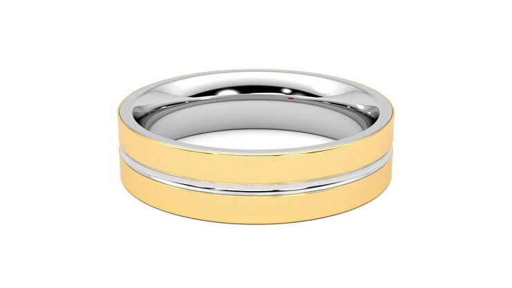 Taylor & Hart Ridge Wedding Ring 360 degree image 12