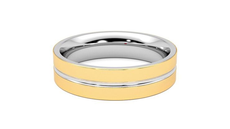 Taylor & Hart Ridge Wedding Ring 360 degree image 13