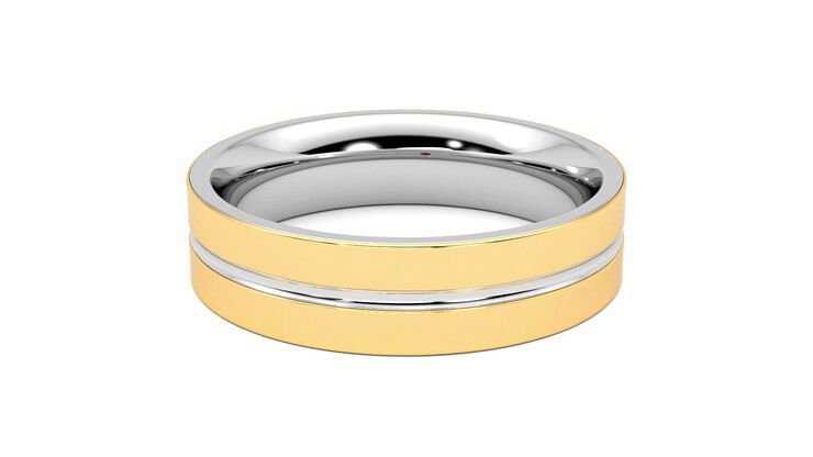 Taylor & Hart Ridge Wedding Ring 360 degree image 14