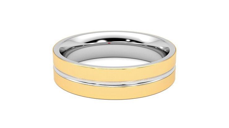 Taylor & Hart Ridge Wedding Ring 360 degree image 16