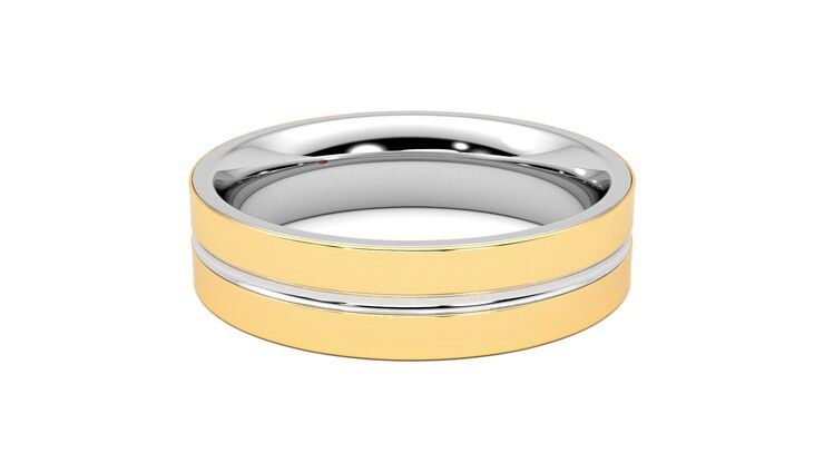 Taylor & Hart Ridge Wedding Ring 360 degree image 20