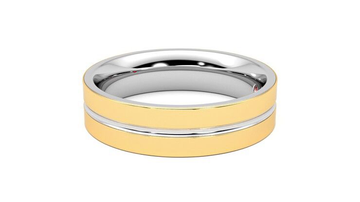 Taylor & Hart Ridge Wedding Ring 360 degree image 21