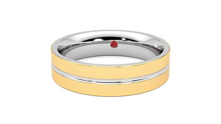 Taylor & Hart Ridge Wedding Ring 360 degree image 28