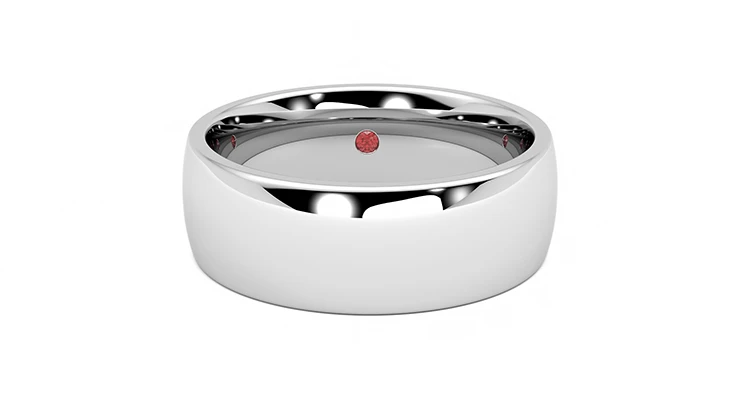 Taylor & Hart Rowan Platinum Wedding Ring 360 detail 01