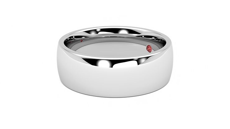 Taylor & Hart Rowan Wedding Ring 360 degree image 22