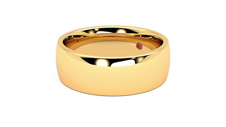 Taylor & Hart Rowan Wedding Ring 360 degree image 24