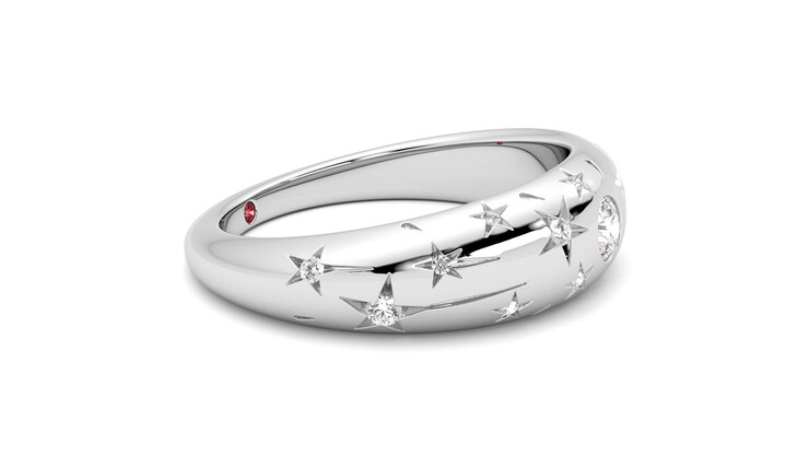 Taylor & Hart Scintillare Wedding Ring 360 degree image 8