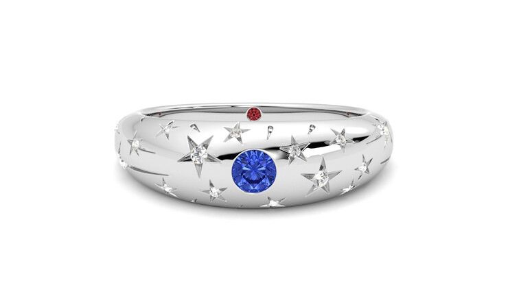 Taylor & Hart Scintillare Wedding Ring 360 degree image 0