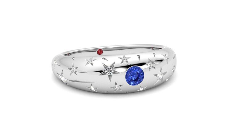 Taylor & Hart Scintillare Wedding Ring 360 degree image 4