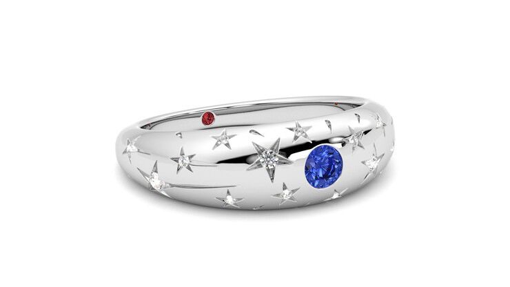 Taylor & Hart Scintillare Wedding Ring 360 degree image 5