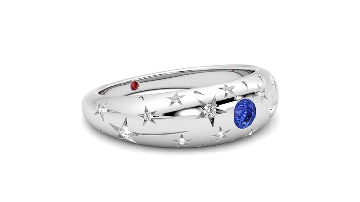 Taylor & Hart Scintillare Wedding Ring 360 degree image 6