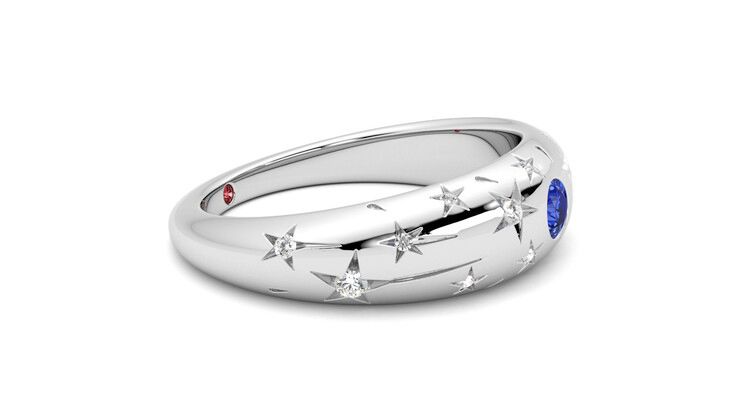 Taylor & Hart Scintillare Wedding Ring 360 degree image 8