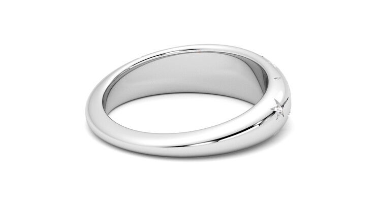 Taylor & Hart Scintillare Wedding Ring 360 degree image 13