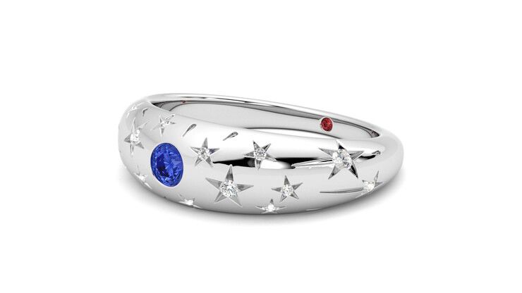 Taylor & Hart Scintillare Wedding Ring 360 degree image 24