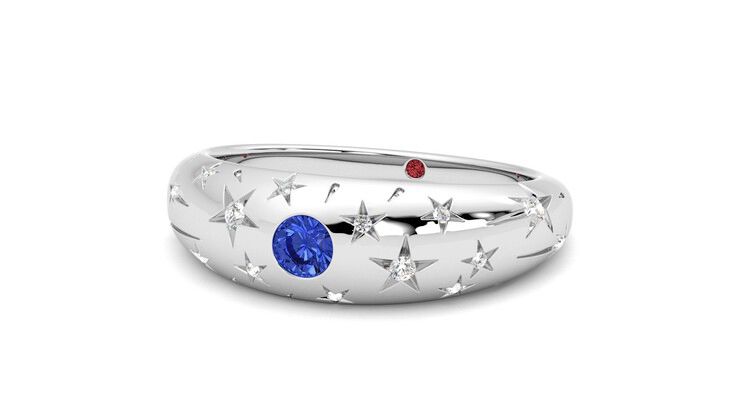 Taylor & Hart Scintillare Wedding Ring 360 degree image 26