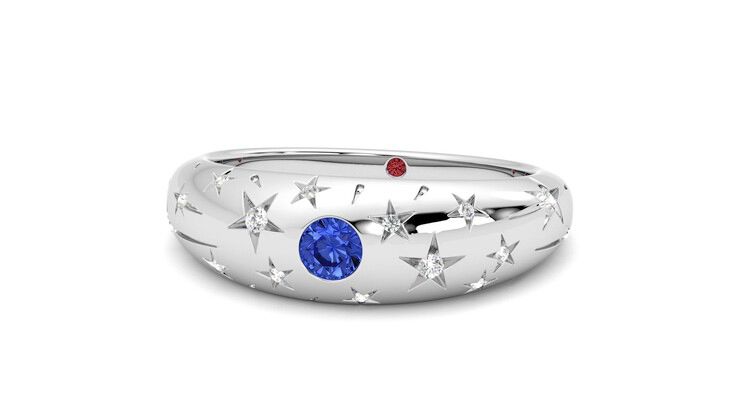 Taylor & Hart Scintillare Wedding Ring 360 degree image 27